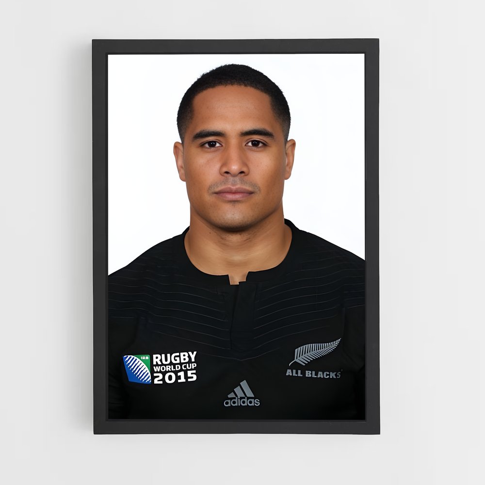 Poster Portrait de Champion – affiche Rugby (vue 2)